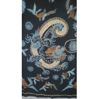 Batik doek met vissen